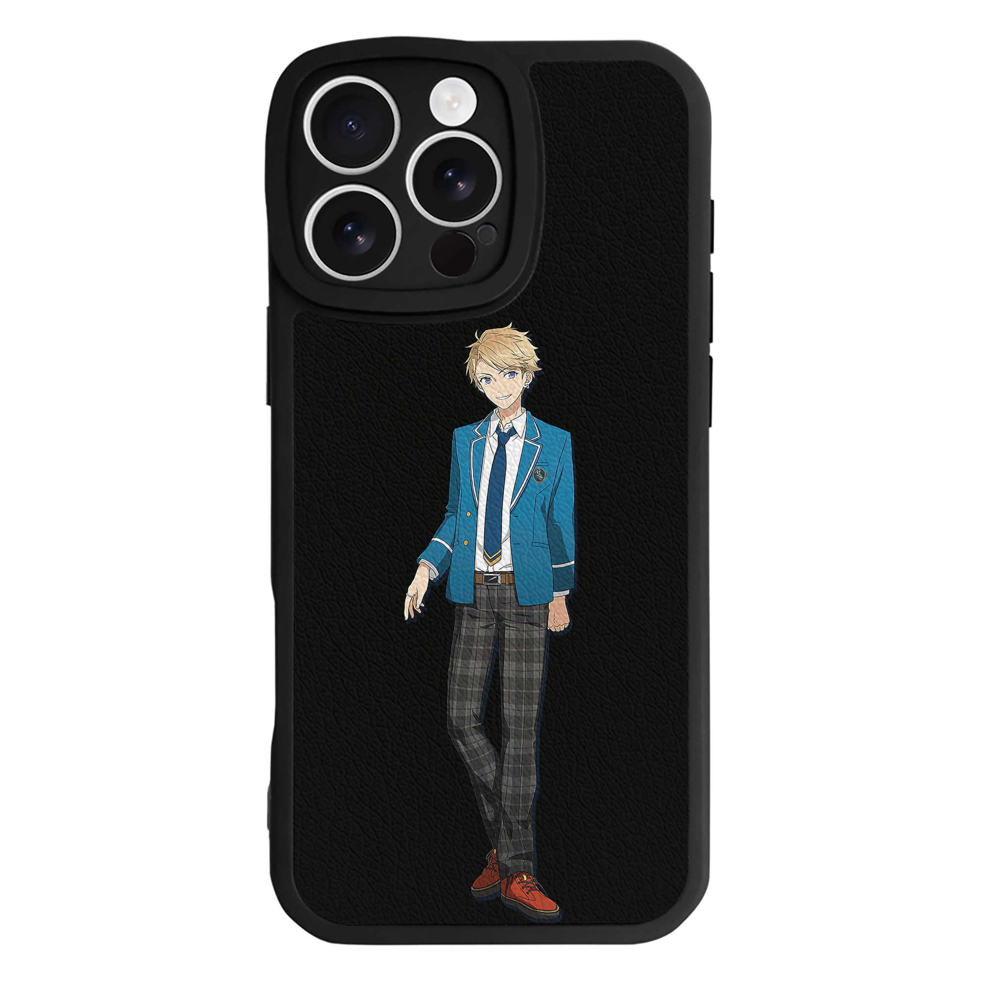 （画像用） あんさんぶるスターズ! Ensemble Stars 【iPhone 16シリーズ対応】シリコンスマホケース（レザー調） 材質：シリコン